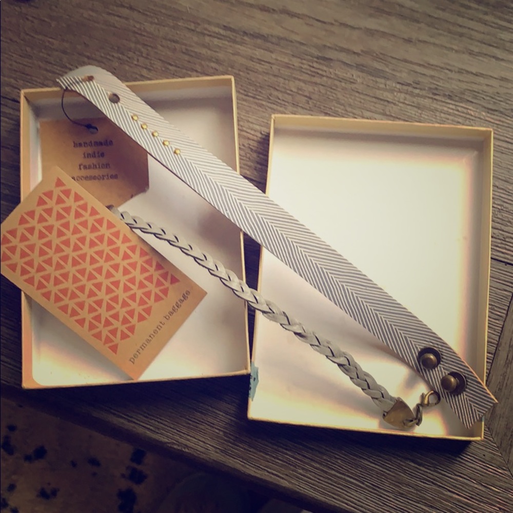 Permanent baggage bracelet x 2